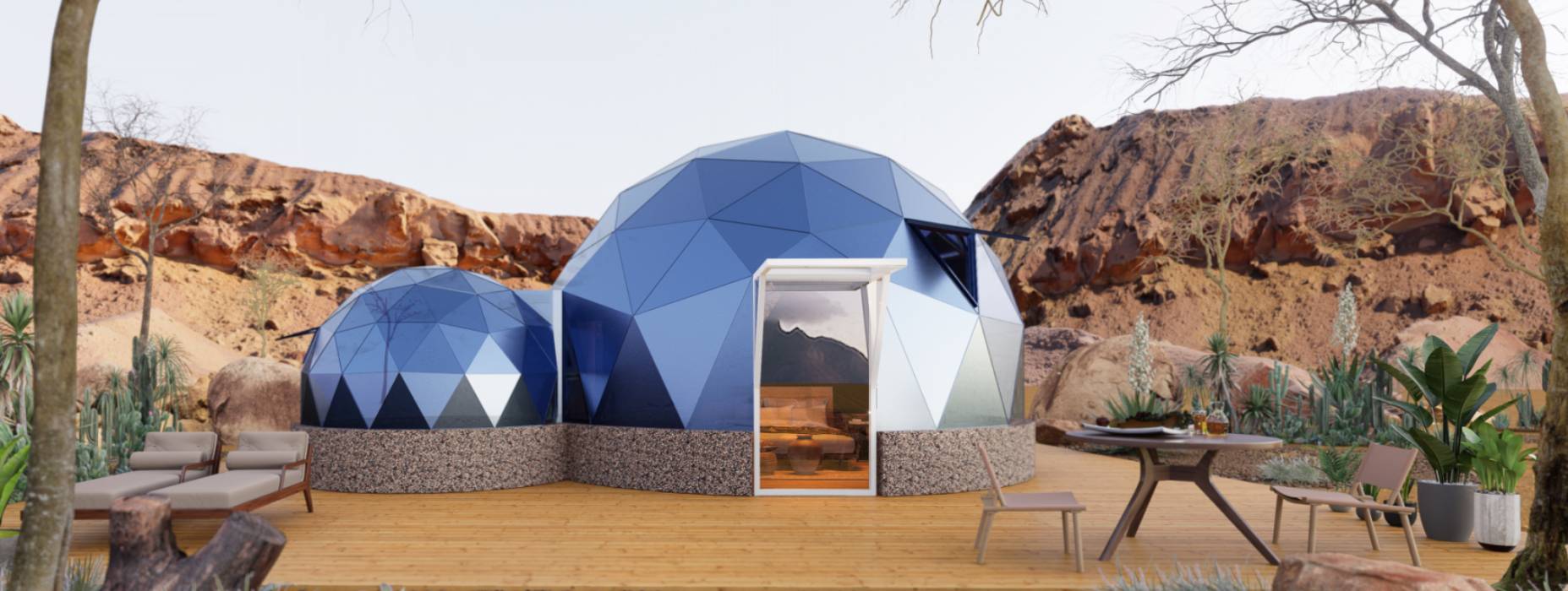 文昌市球形智能光伏玻璃星空房